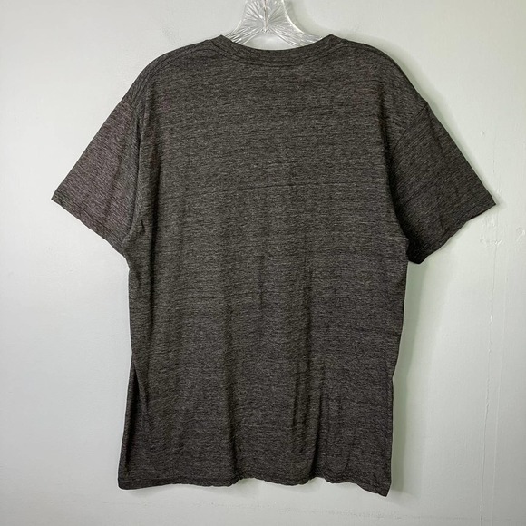 The Rolling Stones Bravado Distressed Tongue Logo Band Tee Heathered Gray Size L - Picture 8 of 11